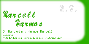 marcell harmos business card